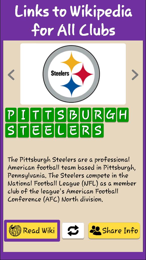 Nfl Teams Logo Quiz National Football League Quiz Para Android Apk Baixar