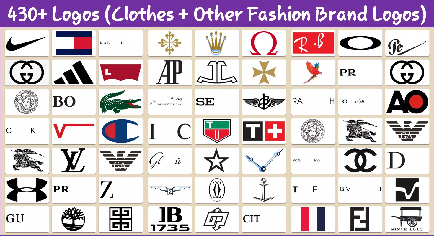 Best Clothing Brands Logo Quiz APK for Android Download