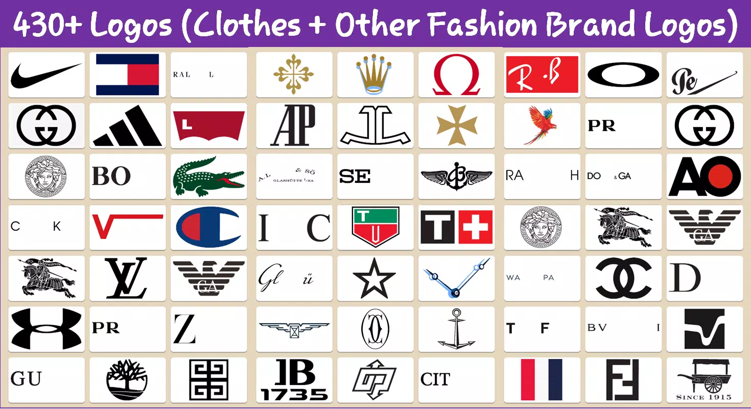 popular shirt brand logos