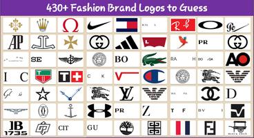 Best Fashion Brands Logo Quiz Affiche