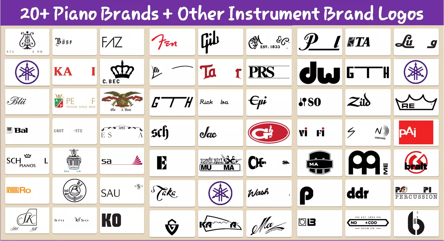 Best Piano Brands Logo Quiz: Guess Piano Brands APK pour Android ...