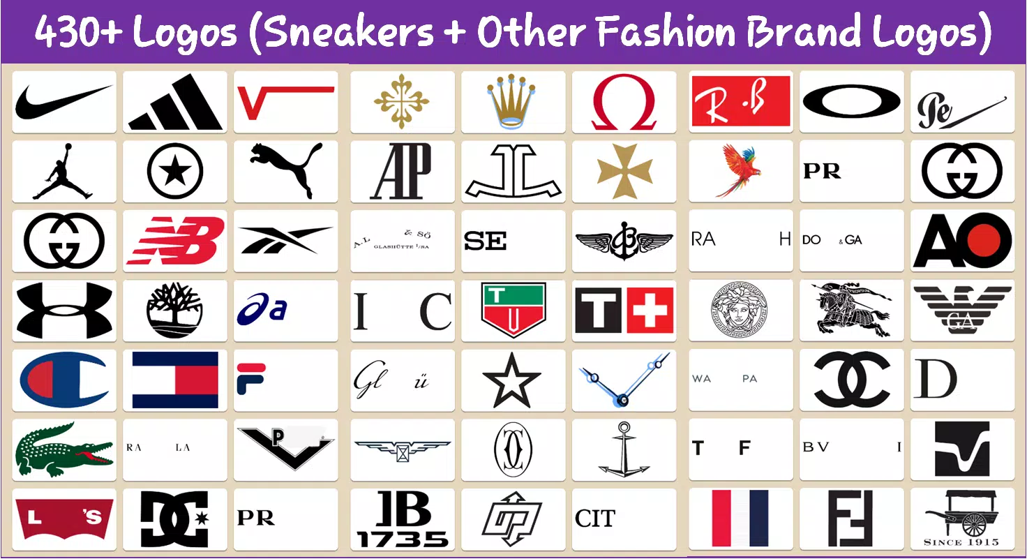 Tải xuống APK Best Sneaker Brands Logo Quiz cho Android