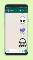 ALIENS WASTICKERAPP chat stickers syot layar 3