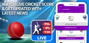 partita live di cricket TV e punteggio live