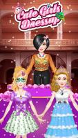 College Princess Makeup- Hair saloon dress up game poster