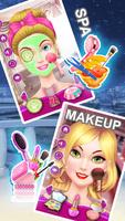 College Princess Makeup- Hair saloon dress up game imagem de tela 1