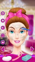 College Princess Makeup- Hair saloon dress up game captura de pantalla 2