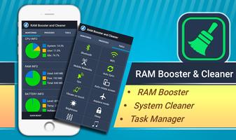 RAM Booster and Cleaner Poster