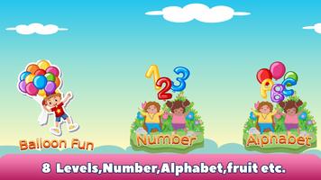 Balloon Pop Game : Kids Learn โปสเตอร์