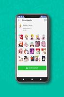 AnimeWAStickerApps  - 贴纸免费下载 截图 2