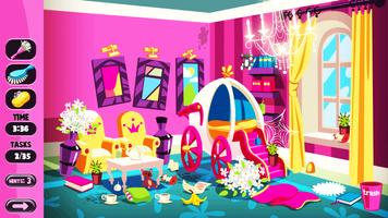 Little Princess House Cleaning Girls Games 2020 Affiche