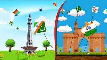 India Vs Pakistan Patangbazi : kite flying games 海报