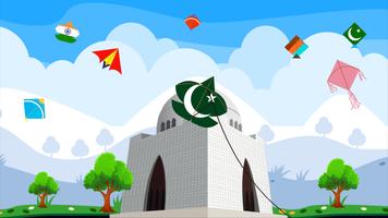India Vs Pakistan Patangbazi : kite flying games 截图 1