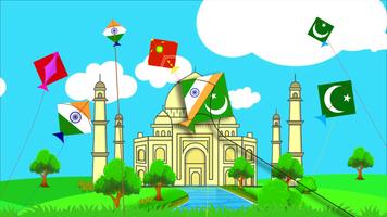 India Vs Pakistan Patangbazi : kite flying games 截图 2