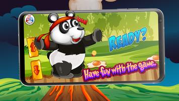 Panda Math Run Adventure Game Affiche