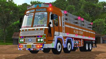 Truck Mod Bussid Ashok Leyland captura de pantalla 1