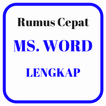 Rumus Cepat Ms.Word