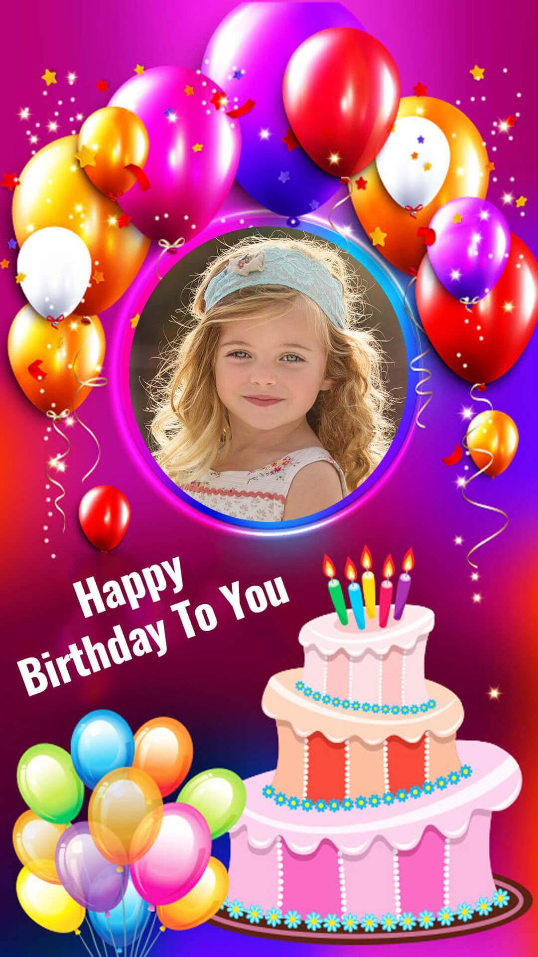 Birthday Pic Editor Image