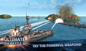 Sea Battle: Kapal perang (3D) screenshot 1