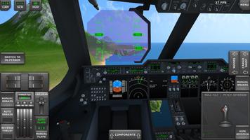 Turboprop Flight Simulator captura de pantalla 2