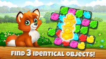 Animal Tales: Fun Match 3 Game โปสเตอร์