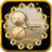 Gold Digital Clock Widget APK