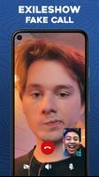 Exileshow Fake Video Call تصوير الشاشة 3