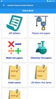 Aakash Study Material,Test paper,JEE Book ポスター