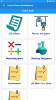 Aakash Study Material,Test paper,JEE Book poster