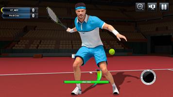 3 डी टेनिस बैडमिंटन खेल पोस्टर