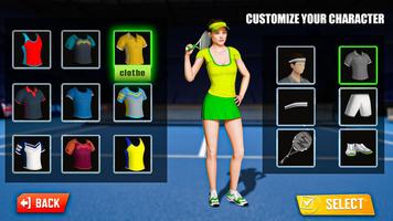 Permainan badminton tenis 3D syot layar 2