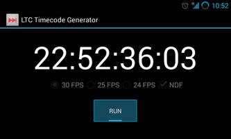 برنامه‌نما LTC Timecode Generator Free عکس از صفحه