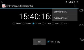 LTC Timecode Generator Pro скриншот 1