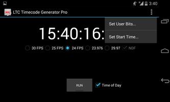 LTC Timecode Generator Pro Ekran Görüntüsü 1
