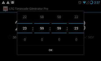 LTC Timecode Generator Pro capture d'écran 2