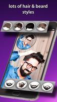 Man Hair Mustache Style & Glasses Boy Photo Editor screenshot 1