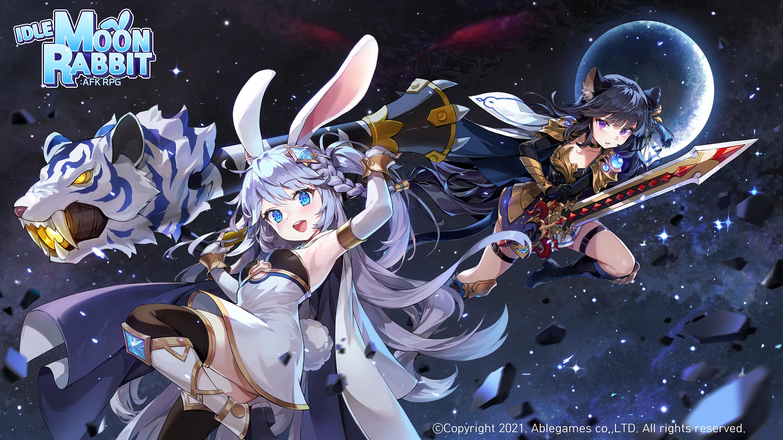 Отель лунный кролик. Idle Moon Rabbit. Андроид Idle Moon Rabbit: AFK RPG. Moon Rabbit игра. Андроид Idle Moon Rabbit: AFK RPG Постер.