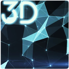 Space Particles 3D Live Wallpa أيقونة