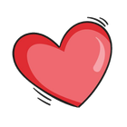 Aşk ve Kalp Çıkartmaları simgesi
