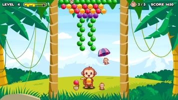 Bubble Shooter - Monkey Rescue capture d'écran 1