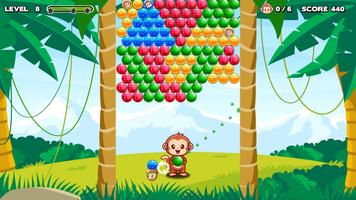 Bubble Shooter - Monkey Rescue capture d'écran 2