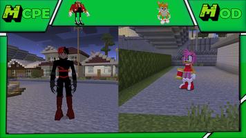 Mod Sonic Skin for Minecraft Screenshot 1