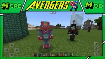 Avengers Superheroes Mod for Minecraft PE capture d'écran 1