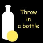 Throw in a bottle icon