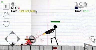 Stickman Physics Battle Arena पोस्टर