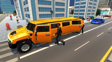 US Limo Taxi- Car Driving Game capture d'écran 3