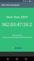 New Year Countdown Plakat