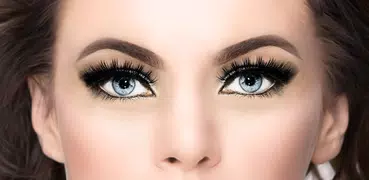 Wimpern Make-Up Foto Editor