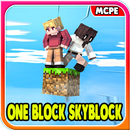 One Block Skyblock Map MCPE APK