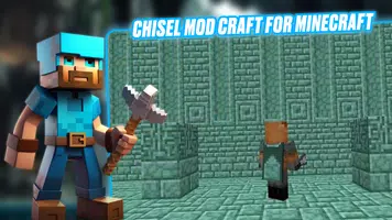 Chisel Mod Craft for Minecraft Poster
